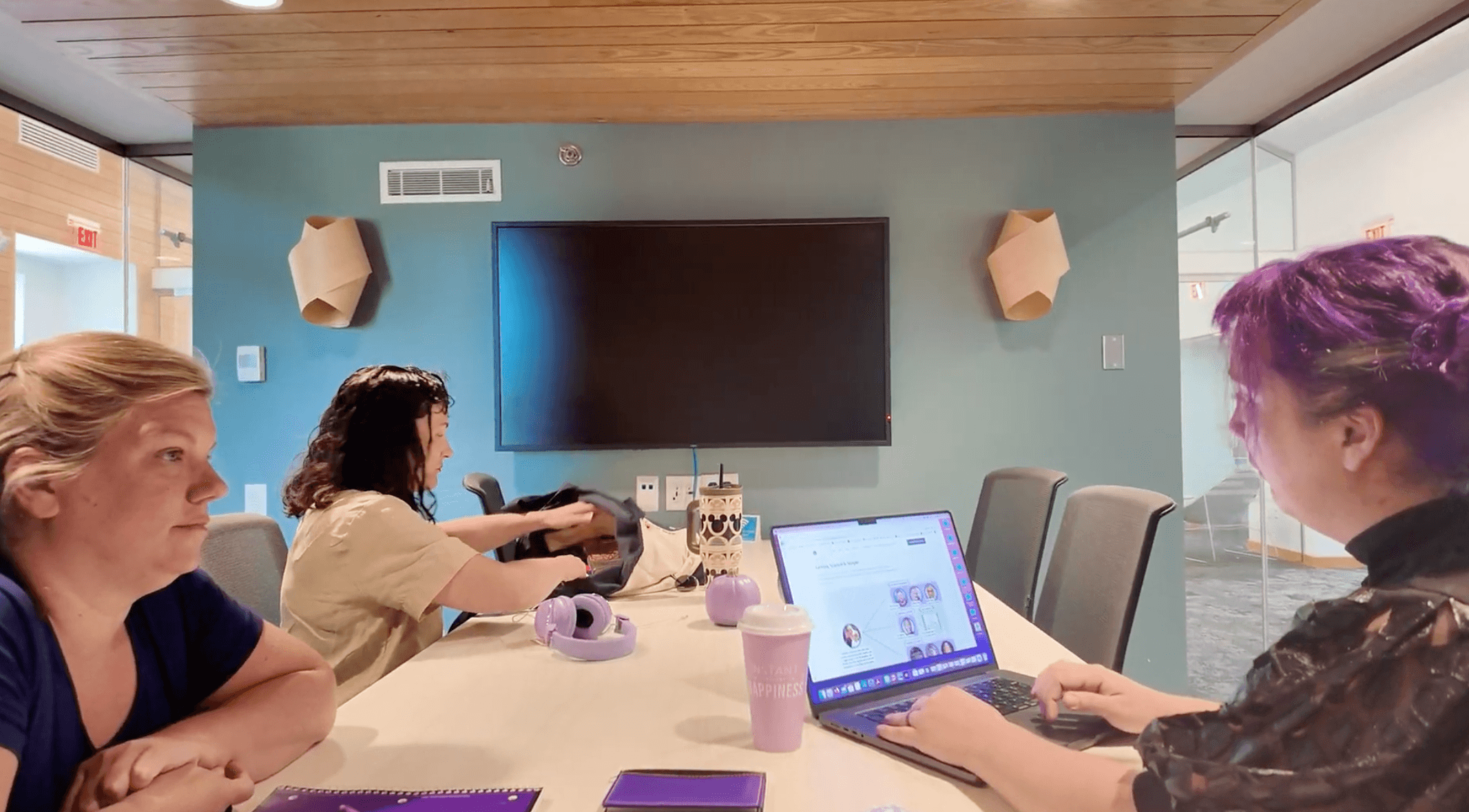 Family-friendly lounge and seating area at Power Play RVA