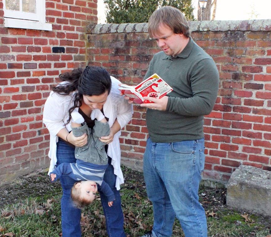 The Cannon family at home in Varina